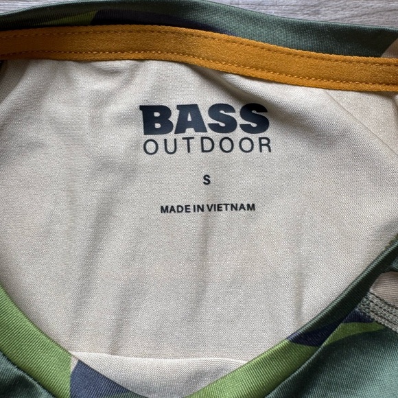 BASS OUTDOOR Men's Athletic Knit Long Sleeve Tee BCool Woodbn Camo Sz S New - Picture 4 of 10